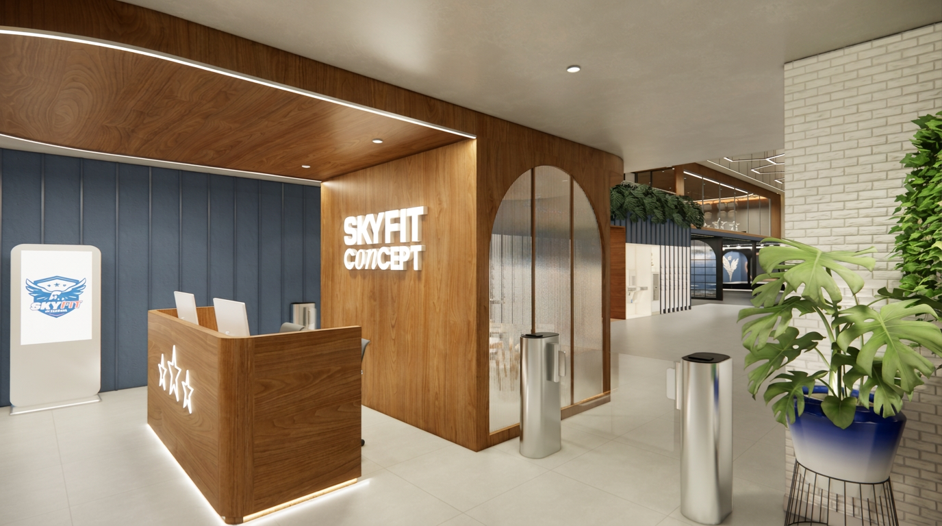Recepção da Skyfit Concept