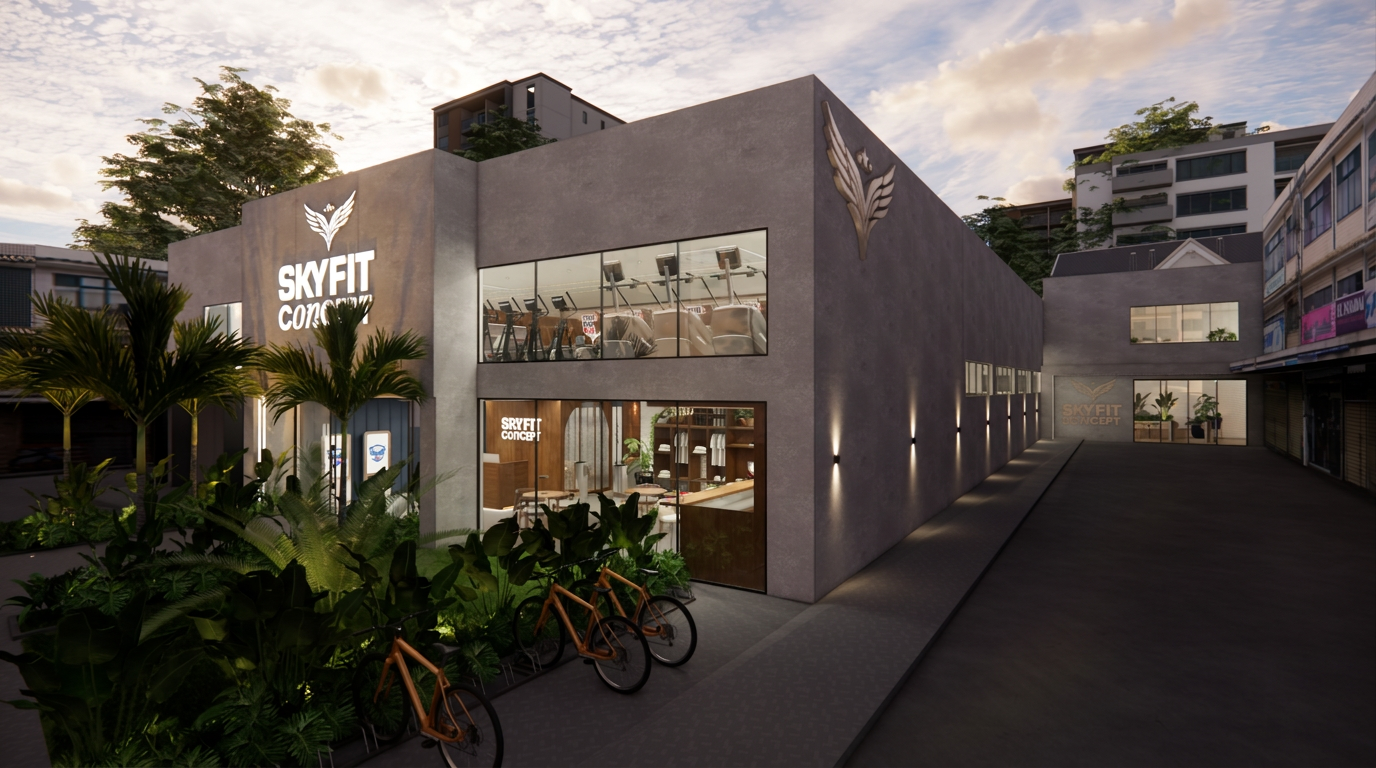 Fachada da Skyfit Concept