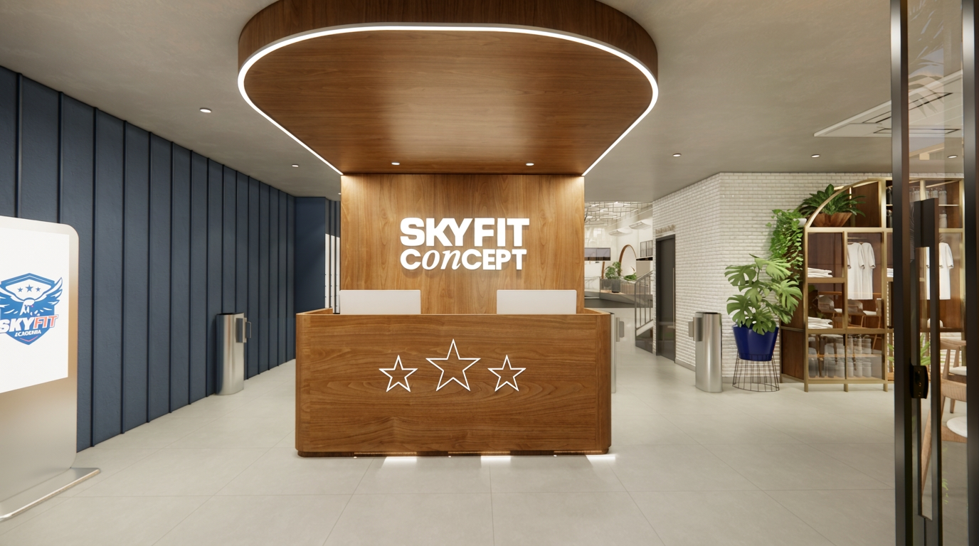 Recepção da Skyfit Concept